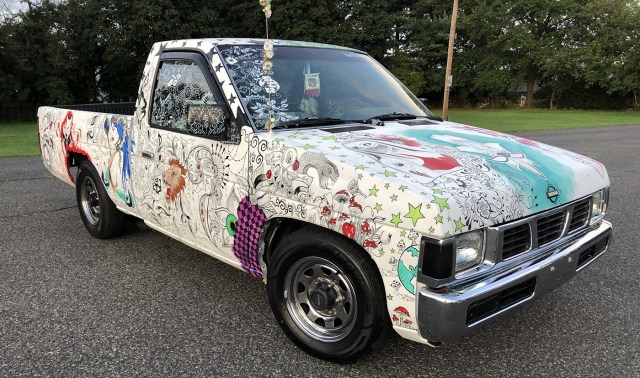 Her 1993 Nissan D21 © Karolina C. Polak 2020