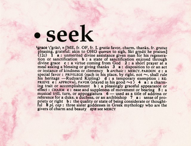 Seek Grace 1999 © Catherine Rutgers 2020