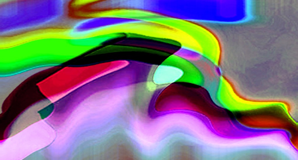 Afterimage of a Beautiful Serpent - Curves of color by Catherine Rutgers